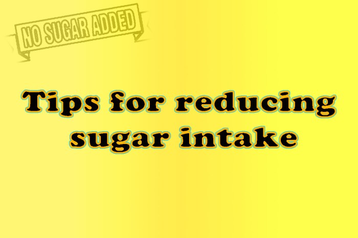 Sugar intake reduce routine steps daily comments